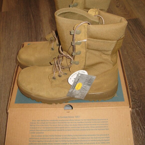 McRae Mil-Spec Hot Weather Steel-toe Boot in Coyote USA Made main image 5